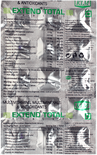 Extend Total Tablet 15